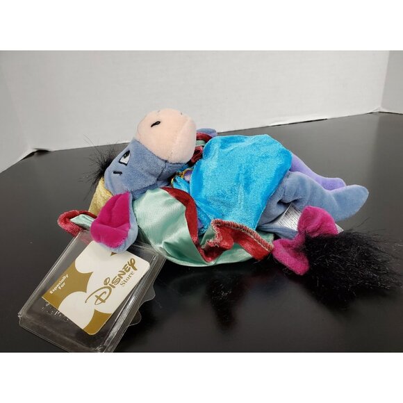 Disney Store Mini Bean Bag Maiden in Distress Eeyore 9" Plush - Winnie The Pooh - Picture 3 of 9